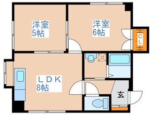 クレセント澄川の物件間取画像